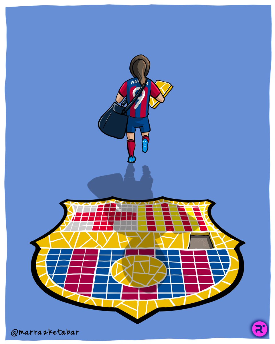 Se va un trocito del escudo del Barça.  Y nos hacemos mayores.