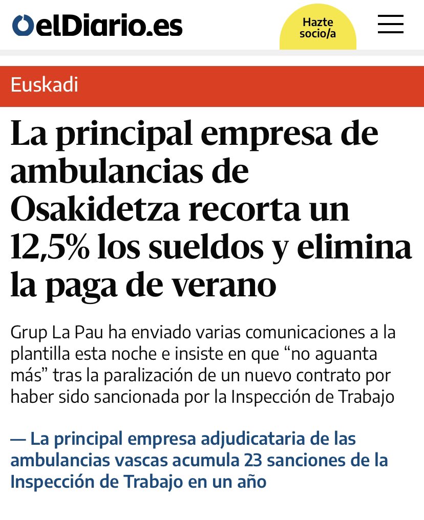 La gestión de nuestros servicios  públicos, en especial de Osakidetza, en manos del PNV es insostenible. 

Ni dos meses desde las elecciones y volvemos al cierre de PACs, a la falta de planificación, a las malas condiciones laborales del personal y, por si fuera poco, la