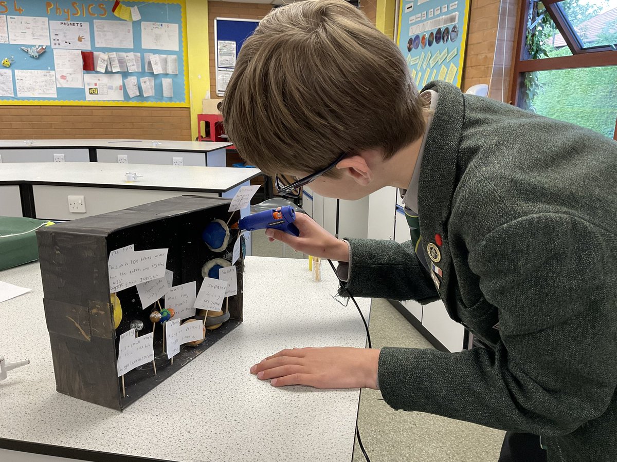 CCSBScience's tweet photo. As part of the #CCAstronomyClub, students have been making their own Solar System in a Box #CCCreativity #CCEngage #CCInspire https://t.co/oXoZusJ8vG