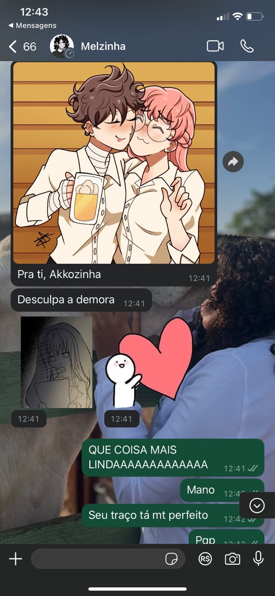 _thisClara's tweet photo. Simplesmente a melhor desenhista e um presente de aniversário incrível @Yrushi_ https://t.co/jPIFPqF4no