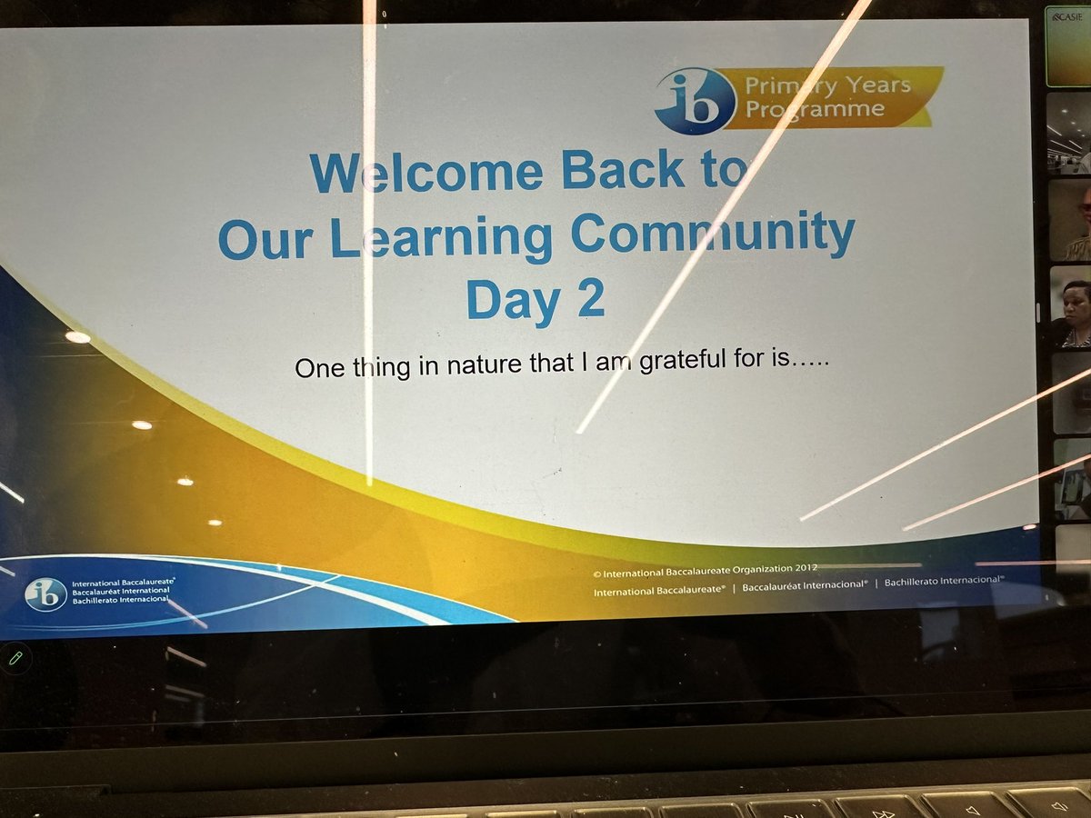 Excellent workshop start prompt #gratitude <a href="/ibpyp/">IB PYP</a>