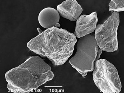Rainmaker1973's tweet photo. This is a macroscopic view of Normandy's beach sands. 

About 4% of it, is magnetic shrapnel that has been broken down over the decades into sand-sized chunks, coming from the fierce fighting on D-Day, 80 years ago #Today.

#DDay https://t.co/dBea8USbie