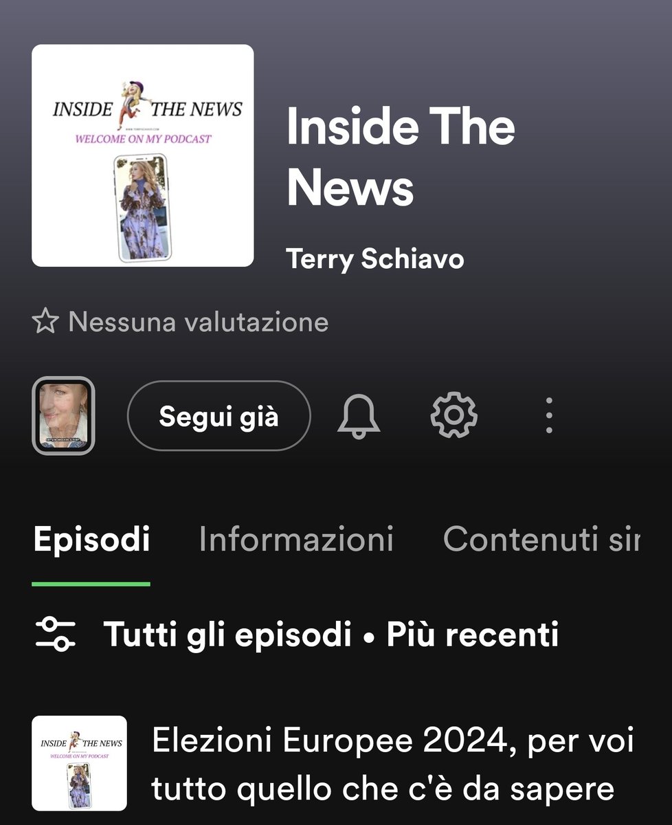 Ep. 45 ~ Elezioni Europee 2024, per voi tutto quello che c'è da sapere 

open.spotify.com/show/3Fctrisfr… 

Per segnalazioni o partecipare al podcast scrivi a 📧 terry.schiavo@outlook.it