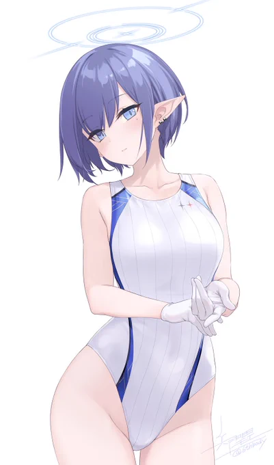 アオイも水着きて 