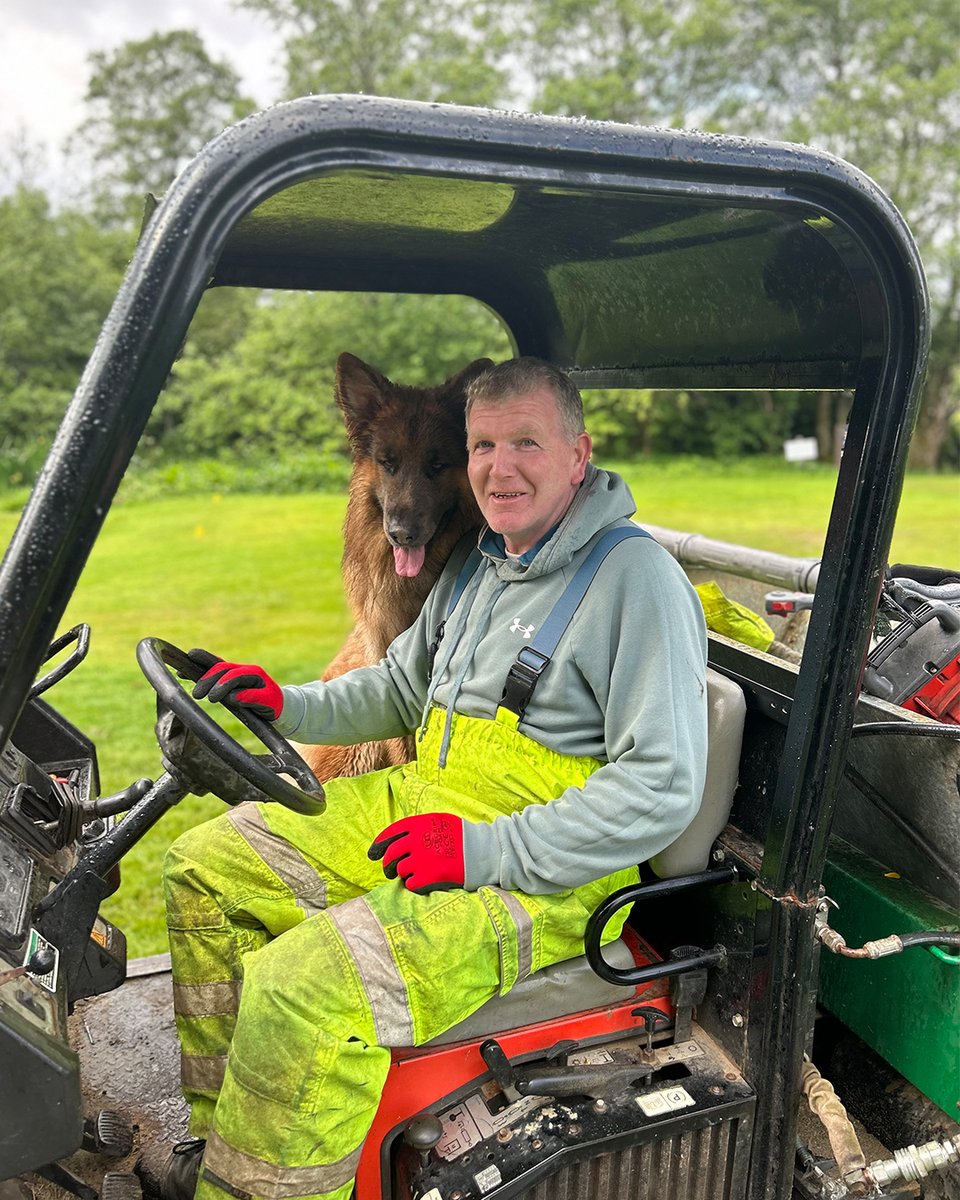 PGATOUR's tweet photo. Now back to the day job for grass cutter Dougie MacIntyre ✂️ https://t.co/H9BMEVG8j7