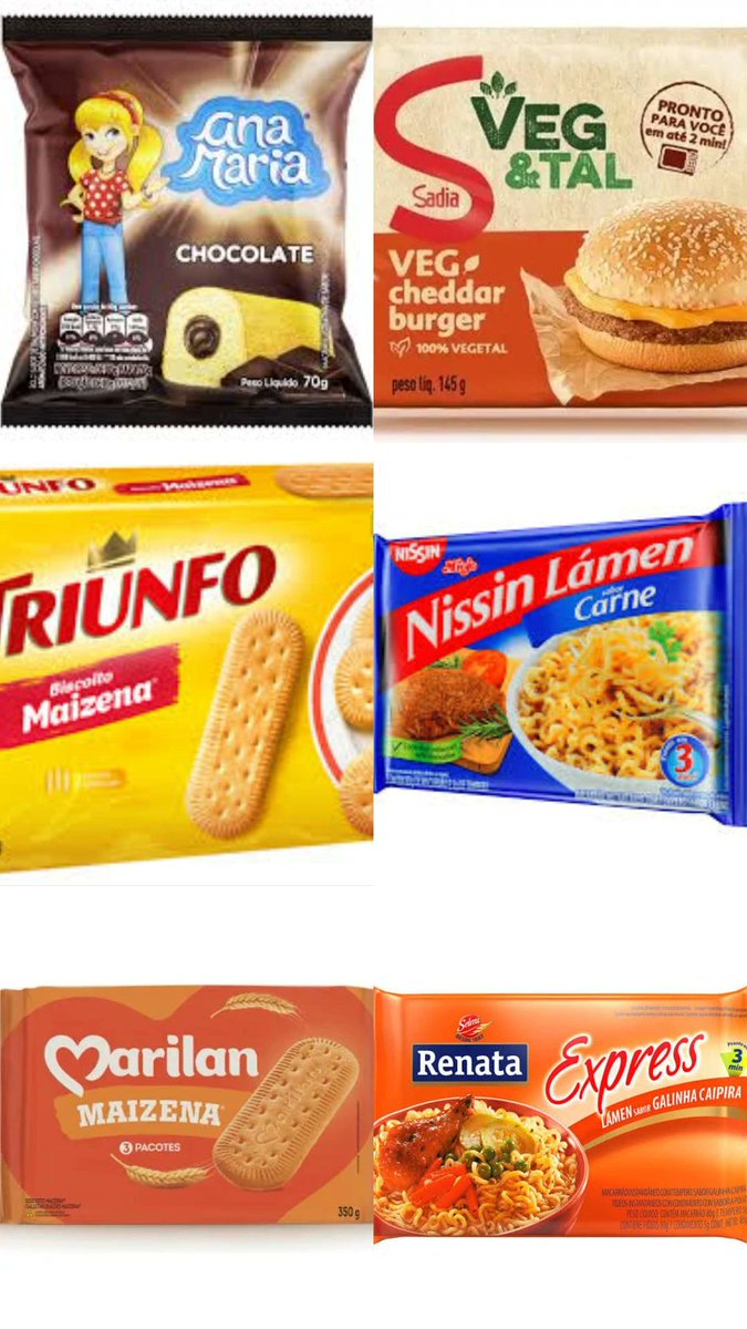 marinadomst's tweet photo. O Instituto de Defesa dos Consumidores mostrou que 12 marcas de alimentos ultraprocessados brasileiros têm lá sua marca do agro(tóxico). E no topo da lista estão estes aí. Que tal trocar por orgânicos e agroecológicos? https://t.co/g6Cl4VOTA0