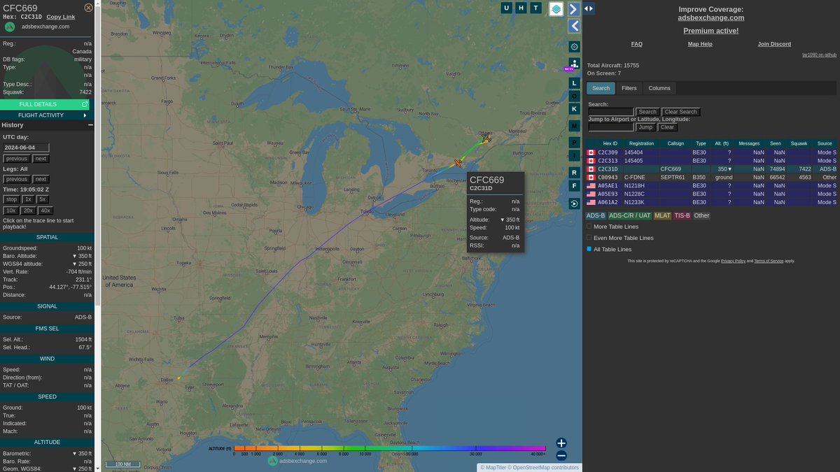steffanwatkins's tweet photo. ๐จ๐ฆThere is the last CE-145C Vigilance for the #RCAF, delivered to #8WingTrenton.
427 Special Operations Aviation Squadron King Air Fleet:
145404 #C2C309
145405 #C2C313
145407 #C2C31D
+ C-FDNE #C00943 (๐ธ Voyageur Aviation)
https://t.co/IxdLFQIEkM #427Sqn #427SOAS #CANSOFCOM https://t.co/GeSyPudE99