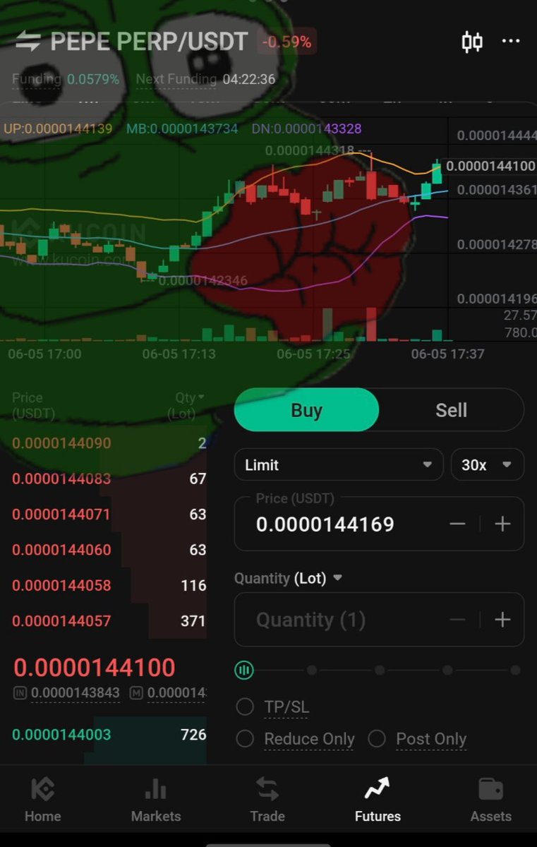 Did you see, $PEPE sending you a kiss

$PEPE  on #KuCoin 

#KuCoinMarketWatch 
#PepeTheFrog