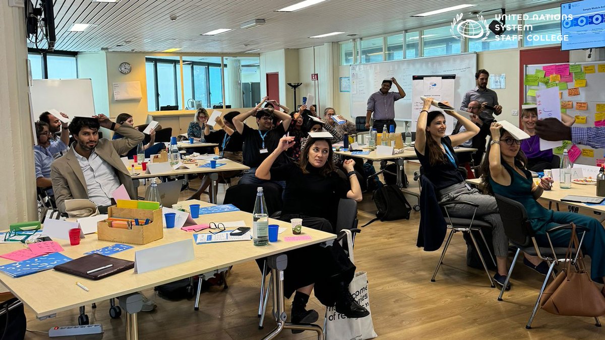 UNSSC's tweet photo. Excited to kick off the Nexus Academy Training of Trainers with @UNDP and @UNSSC! Ready to mainstream the Humanitarian-Development-Peace Nexus and empower future facilitators. 

#NexusAcademy #TrainingOfTrainers #Partnership" https://t.co/4swIZKJcHl