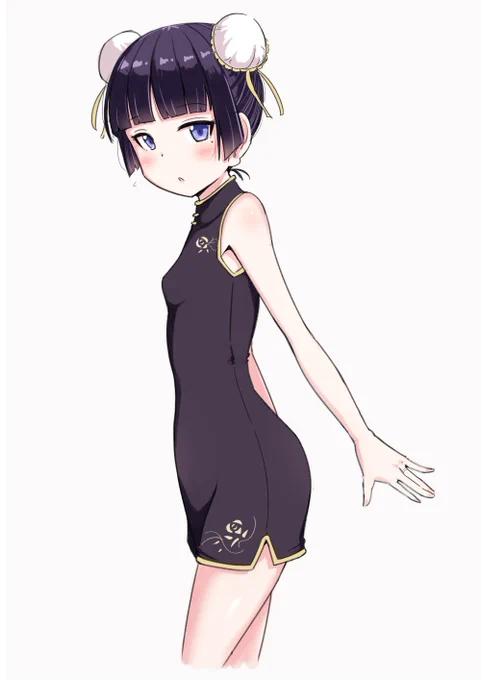 【2024・3月編】今更の今更の今更の月の黒猫絵おまとめ!暖かくなってきて肩見たいノースリーブ願望駄々洩れ。あとみこーん!#月まとめ黒猫日和#俺妹 #黒猫 #瑠璃先輩 