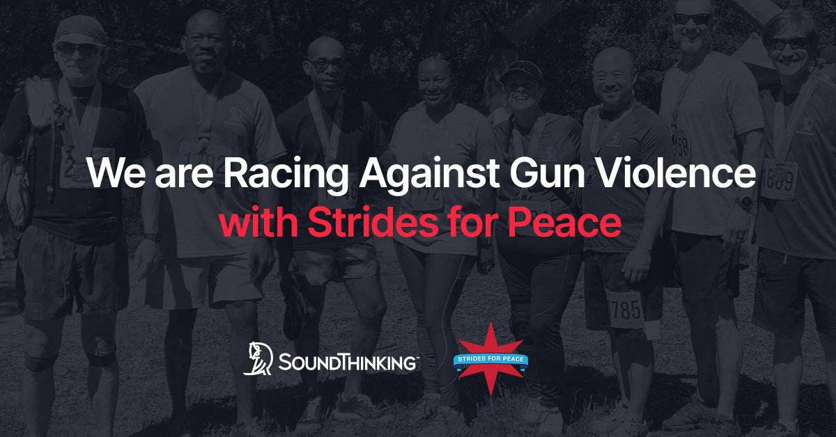 soundthinking_'s tweet image. We run for a safer, stronger Chicago. See you at Strides for Peace as we partner with the community to make a difference! #StridesForPeace #PublicSafety #EndGunViolence