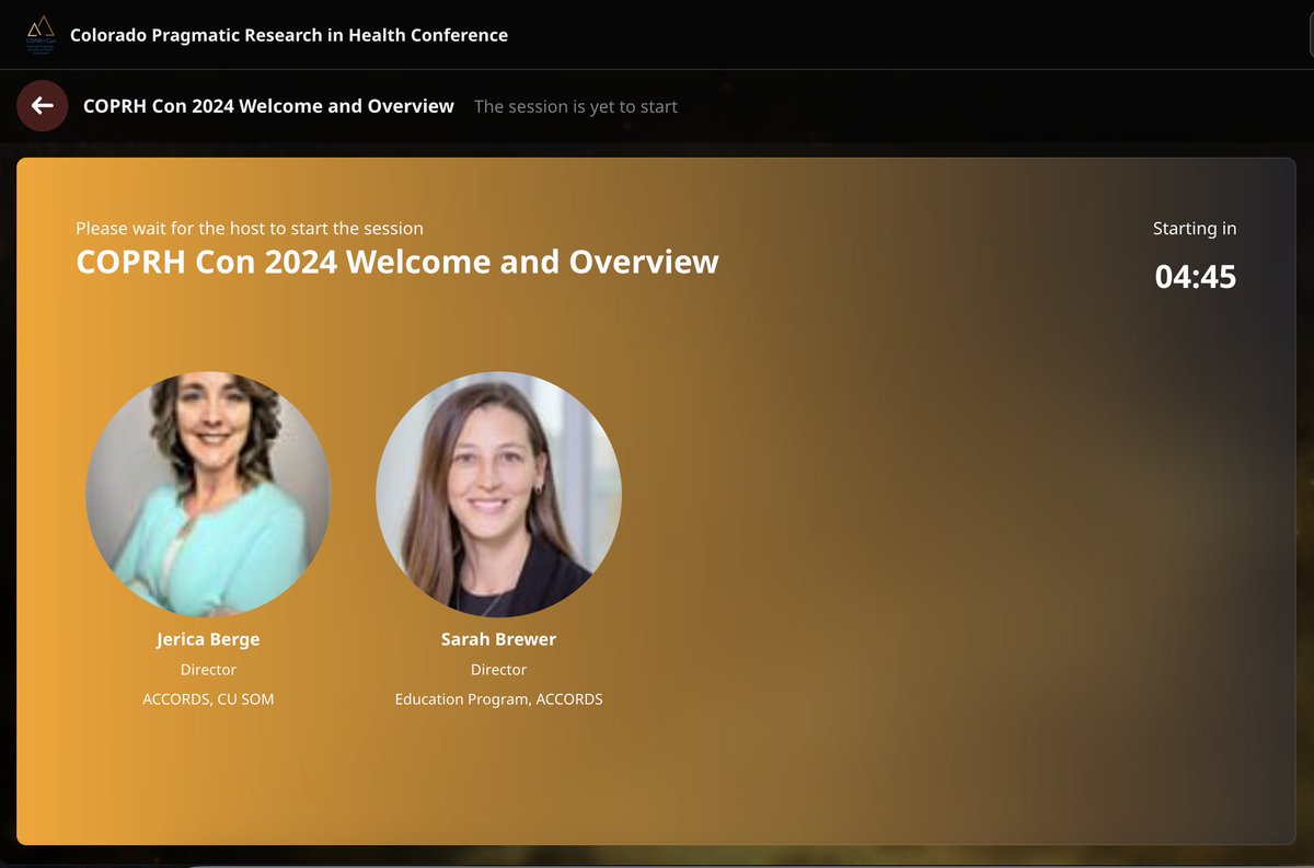 ACCORDS - Health Research (@accordsresearch) on Twitter photo We're just a few minutes away from #COPRHCon2024! We're just a few minutes away from #COPRHCon2024!