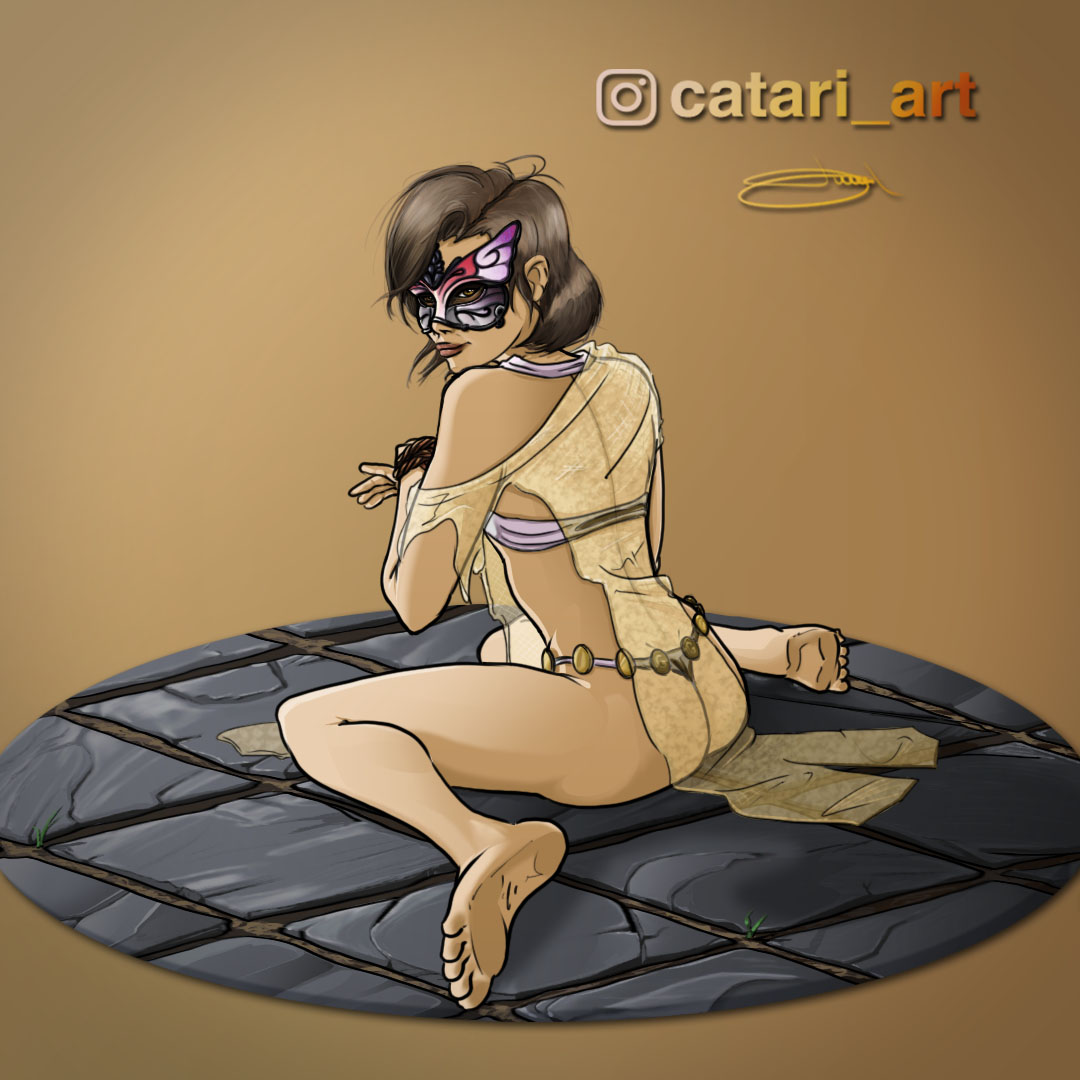 Catari_art's tweet photo. PJ para rol: Mithrala, Liberation scene

#dyd #rollplay #digitalart #venecianmask https://t.co/JD5LdpkGnq