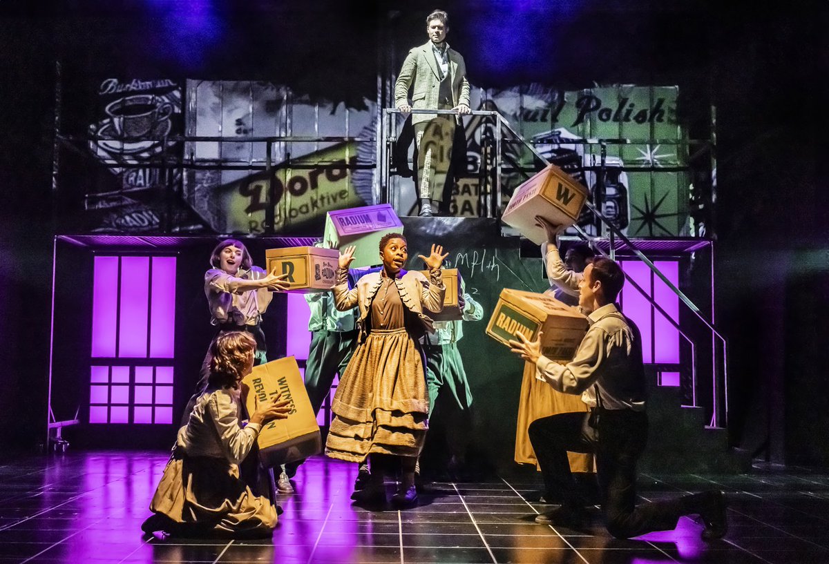 WESTENDBF's tweet photo. 🎭 FIRST LOOK 🎭

Production images have been released for the English language premiere of major new musical Marie Curie, which plays at London’s @CharingCrossThr until 28 July.

To book tickets, please click on the link below…

https://t.co/7sF3HN1M7N #ad

📸 Pamela Raith https://t.co/CFmkBRKtap