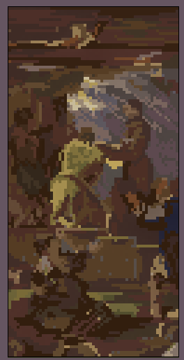 Drew a drawing for 卡车创.1.5hours(more like a sketch hhh)
#minecraft
#pixelart
#aseprite