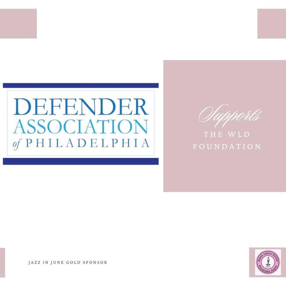 WLDPhila's tweet photo. WLD and its foundation would like to kindly thank the Defender Association of Philadelphia for their sponsorship and support of our upcoming Jazz in June event. Please purchase tickets: https://t.co/DR1A0STiQj https://t.co/PZVY6Goq4q