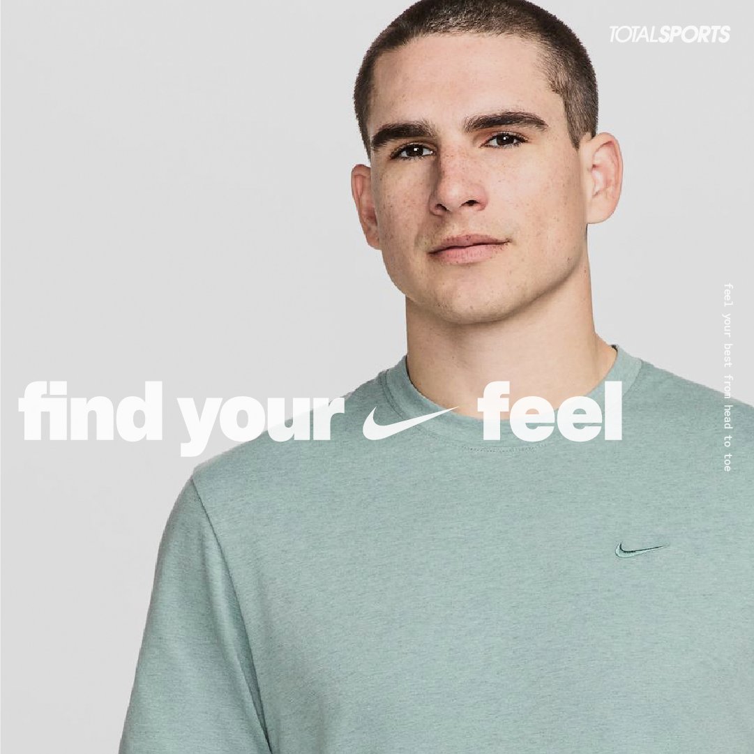 TotalsportsSA's tweet photo. Run, indoor cycle, lift, stretch — no matter where your workout takes you, you're covered in the sweat-wicking top.
Nike Dri-Fit Short Sleeve Top, R899.95 (colours may vary) in-store & online: https://t.co/NQg8qHU28x
#HomeOfFit #NikeHolisticFitness #Nike #FindYourFeel https://t.co/IBdvMNpQuv