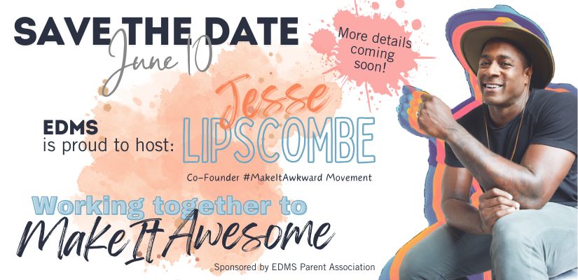 ejelsbgsd's tweet image. Our students are set to participate in a presentation at ÉDMS on Monday, June 10th. The presentation is titled "Working Together to Make It Awesome" by Jessie Lipscombe. Thank you to our Parent Association for their financial support of this event. #MakeItAwkward #thesabreway