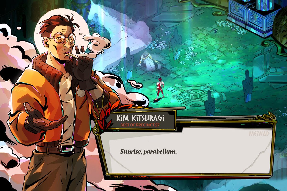 i do not play this game (yet) but kim hades style for my irl… 🫣
#DiscoElysium #Hades #Hades2