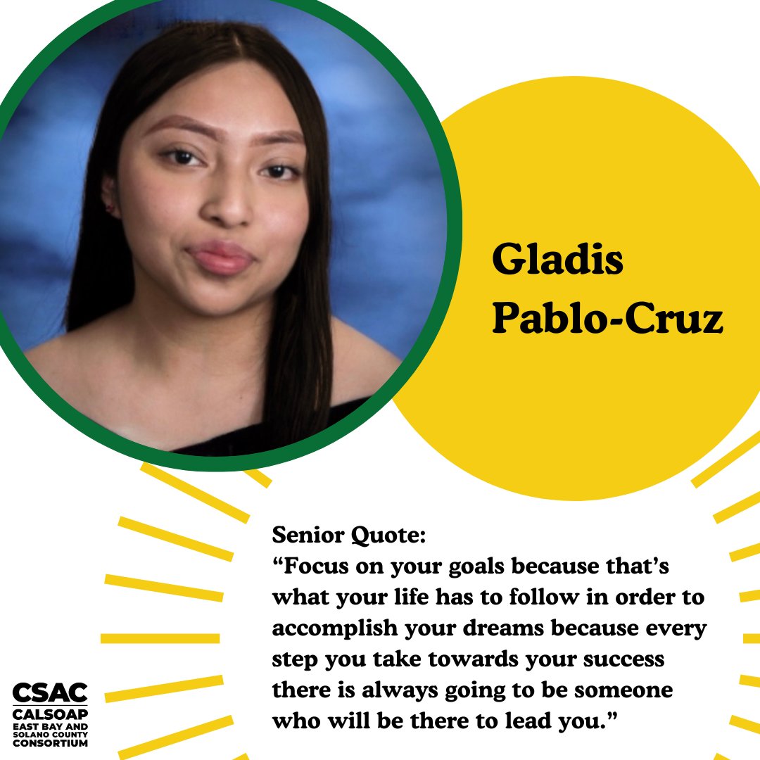 EBSCC_CalSoap's tweet photo. Congratulations and good luck to all our graduating seniors! Take a look at our senior spotlights for Fremont High School and see what our students have to say about their experiences. #ebscc #ebc #csac #seniorspotlight #fremonthighschool https://t.co/rdIocw5rT4