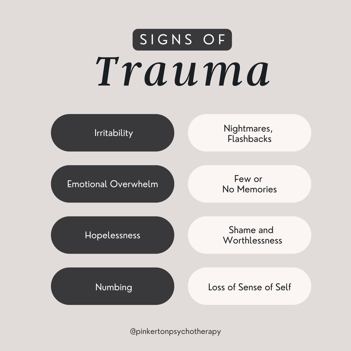 PinkertonPsych's tweet photo. In therapy, you can address trauma and maladaptive coping skills to return to your authentic self. 

Posts are not a substitute for therapy, nor are they medical advice. Best and Rest, 🖤Jenn. https://t.co/wfsMCSxvQI