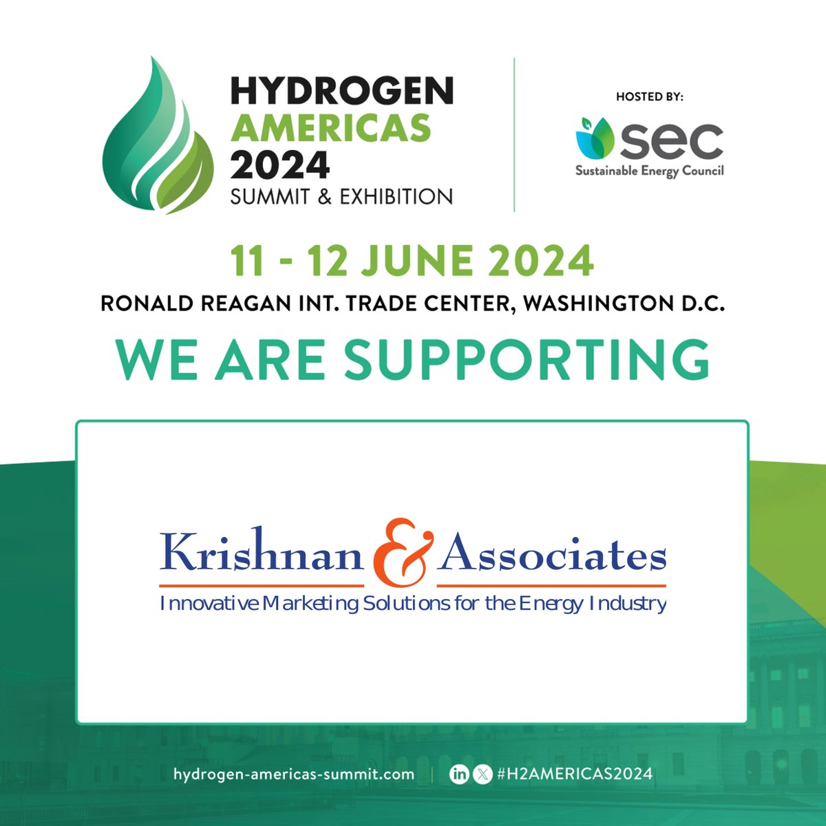 webcastexperts's tweet image. #H2Americas2024 Produced by @HydrogenFSummit
takes place on 11-12 June in Washington D.C. Don’t miss the opportunity to network and form partnerships with 4,000+ decision makers within the hydrogen value chain across the Americas – next week! ✅ Register: bit.ly/3R9W3Jy