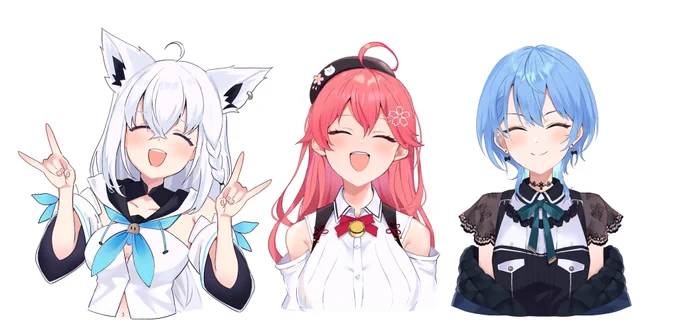 フブみこめっとさん(*`ω` *)#絵フブキ #miko_Art #ほしまちぎゃらりー 