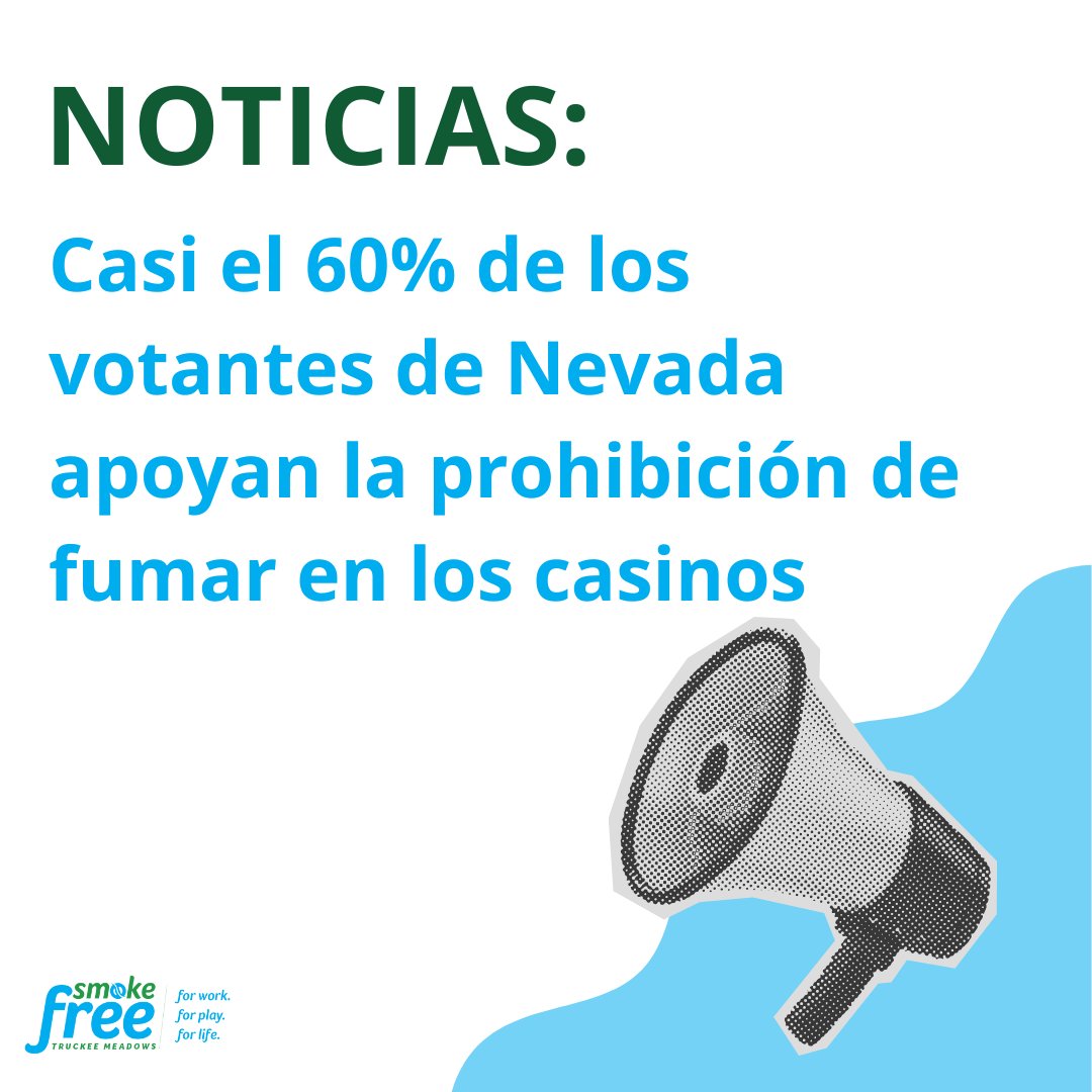 SmokeFree_TM's tweet image. A survey found that 60% of Nevada residents advocate for the end of indoor smoking in gaming facilities. Residents are sharing their support for a law that would make smoke-free regulations include all indoor workplaces. Click the article for more. brnw.ch/21wKteZ
