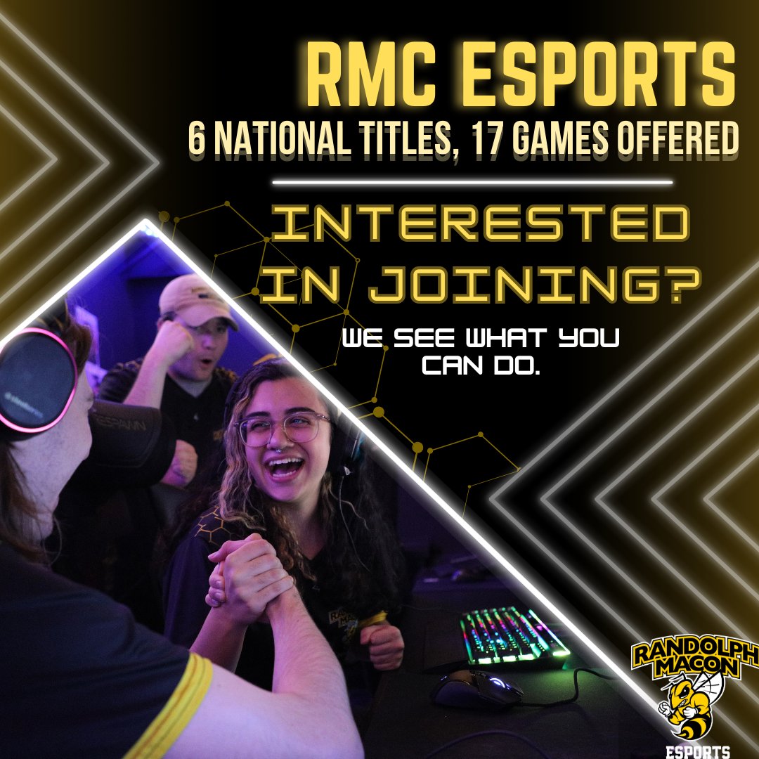 We had a stellar spring season! We want you to be a part of an amazing fall one too. Interested in Esports and committed to RMC? Click the link in our bio to fit Esports into your schedule.

#RMCEsports #esports #RMC #videogames #gaming #collegiateesports #ECAC #NACE #champions