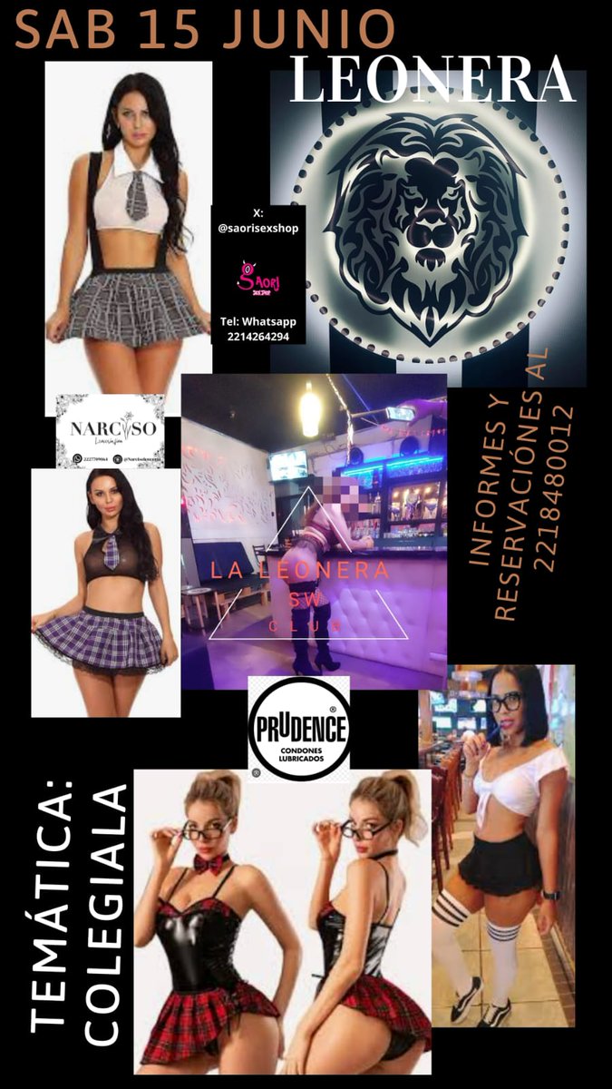 LeoneraSWPue's tweet photo. DIA DEL PADRE 😈
SABADO 15 JUNIO
TEMÁTICA: COLEGIALAS
No te pierdas la REINAUGURACIÓN DE LAS AREAS NUEVAS
@LeoneraSWPue
F: La Leonera Sw
Wts: 2218480012
#ClubSwPuebla #LugaresSw #FiestasSw #EroticoSw #SensualSw #JuegosSw #fantasiaSw #HotwifeArdiente
#EroticoSw
#CandenteSw https://t.co/9S8ZqYADhh