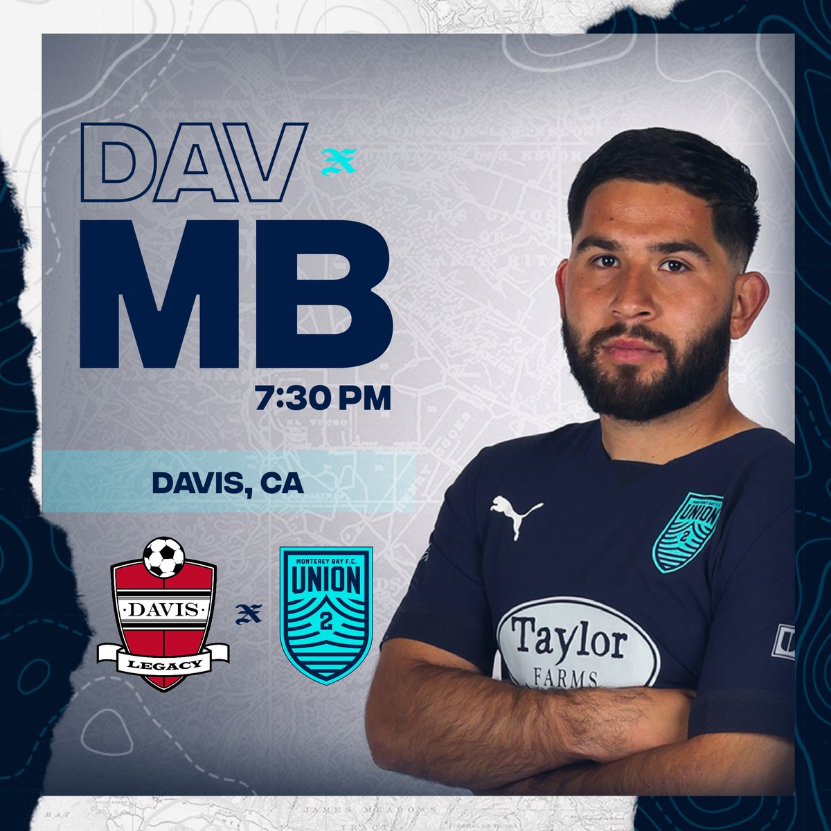MontereyBayFC2's tweet photo. It's 𝐆𝐀𝐌𝐄 𝐃𝐀𝐘! 🐪 

🆚 Davis Legacy SC
🕢 7:30 pm PT
🏟️ Davis Legacy Stadium

#DAVvMB https://t.co/243w5UGcWD