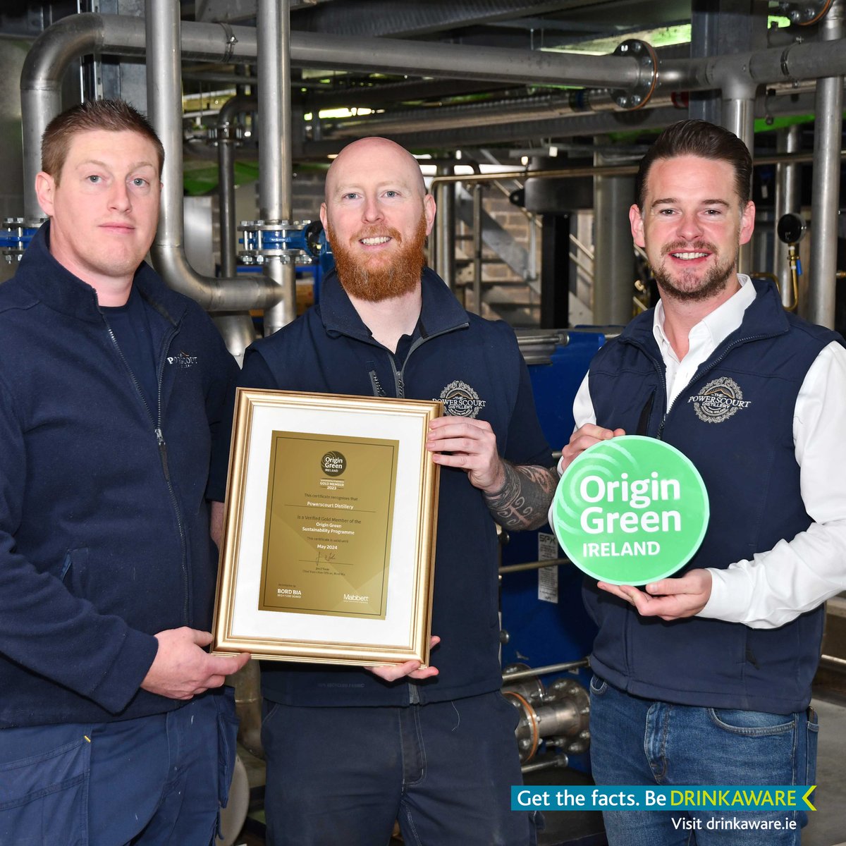 PowerscourtDist's tweet photo. Today, we mark World Environment Day at Powerscourt Distillery with our Gold Member status with Origin Green.
#EarthDay #OriginGreen #PowerscourtDistillery #PowerscourtExperience https://t.co/WBV8ms5Szo