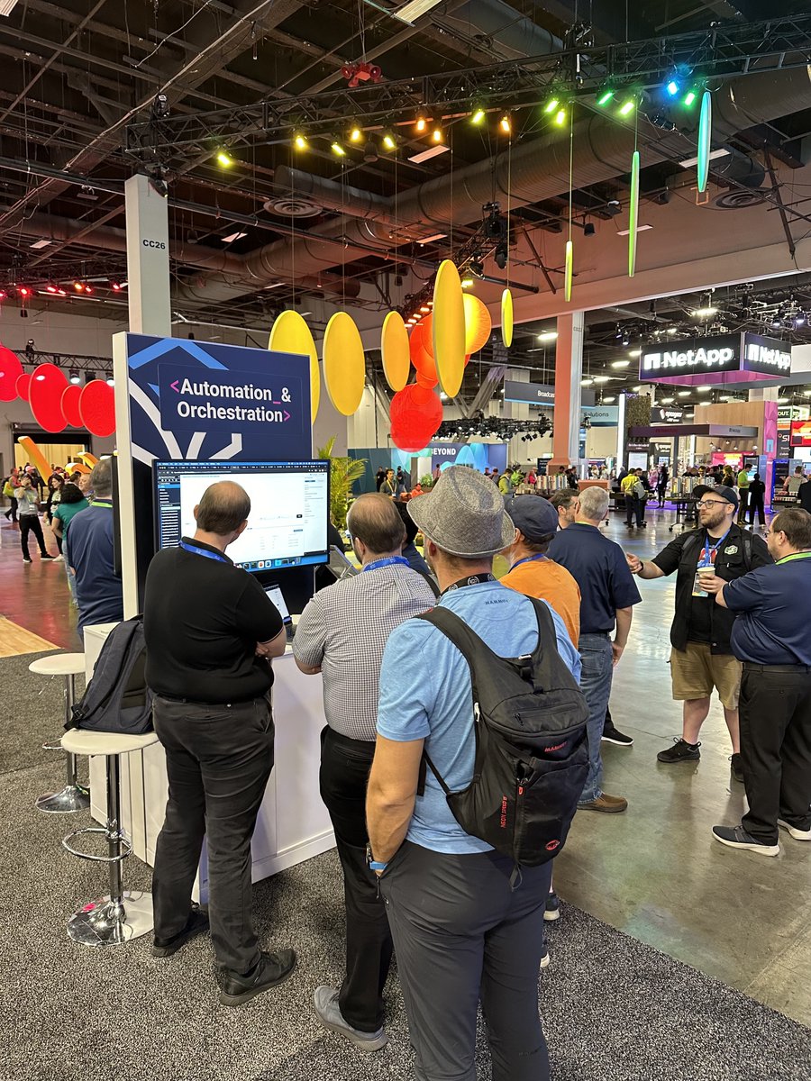 Itential's tweet image. DAY 3 @ #CiscoLive! Let’s talk all things #NetworkAutomation!

Have you picked up your free SWAG yet at the Itential booth? Stop by Booth 6043 for t-shirts, demos, and convos – all here to help #AutomateYourNetwork.