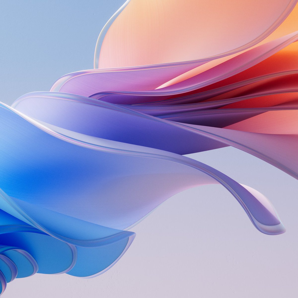 MicrosoftDesign's tweet image. A look at some early wallpaper explorations from the new #CopilotPCs launch 👀 . Stay tuned for more behind the scenes this month and let us know what you think below ⬇️ .