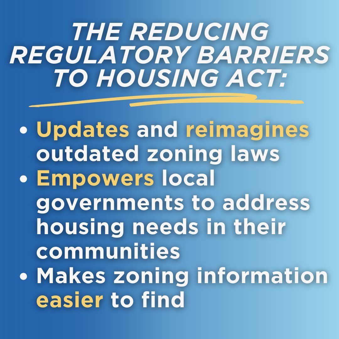 Senator Lisa Blunt Rochester (@senlbr) on Twitter photo We're facing an affordable housing crisis.
That's why <a href="/SenFettermanPA/">U.S. Senator John Fetterman</a> & I introduced the comprehensive Reducing Regulatory Barriers to Housing Act – legislation to remove barriers that have traditionally prevented state & local governments from building more affordable housing. We're facing an affordable housing crisis.
That's why <a href="/SenFettermanPA/">U.S. Senator John Fetterman</a> & I introduced the comprehensive Reducing Regulatory Barriers to Housing Act – legislation to remove barriers that have traditionally prevented state & local governments from building more affordable housing.
