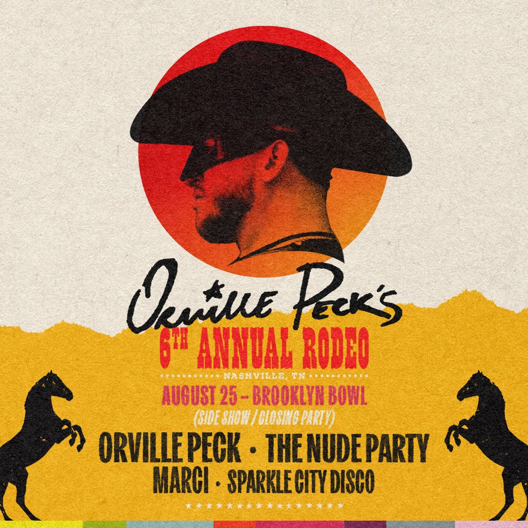 Brooklyn Bowl Nashville (@bbowlnashville) on Twitter photo 🐎 JUST ANNOUNCED 🐎 <a href="/orvillepeck/">Orville Peck</a> closes out his 6th Annual Rodeo at the Bowl on SUN, AUG 25! Pre-sale begins MON, JUN 10 at 12PM. Sign up for our newsletter to receive the code: bit.ly/BBNashSignUpTi… go on sale to the public WED, JUN 12 at 10AM: bit.ly/3KrI2TQ 🐎 JUST ANNOUNCED 🐎 <a href="/orvillepeck/">Orville Peck</a> closes out his 6th Annual Rodeo at the Bowl on SUN, AUG 25! Pre-sale begins MON, JUN 10 at 12PM. Sign up for our newsletter to receive the code: bit.ly/BBNashSignUpTi… go on sale to the public WED, JUN 12 at 10AM: bit.ly/3KrI2TQ