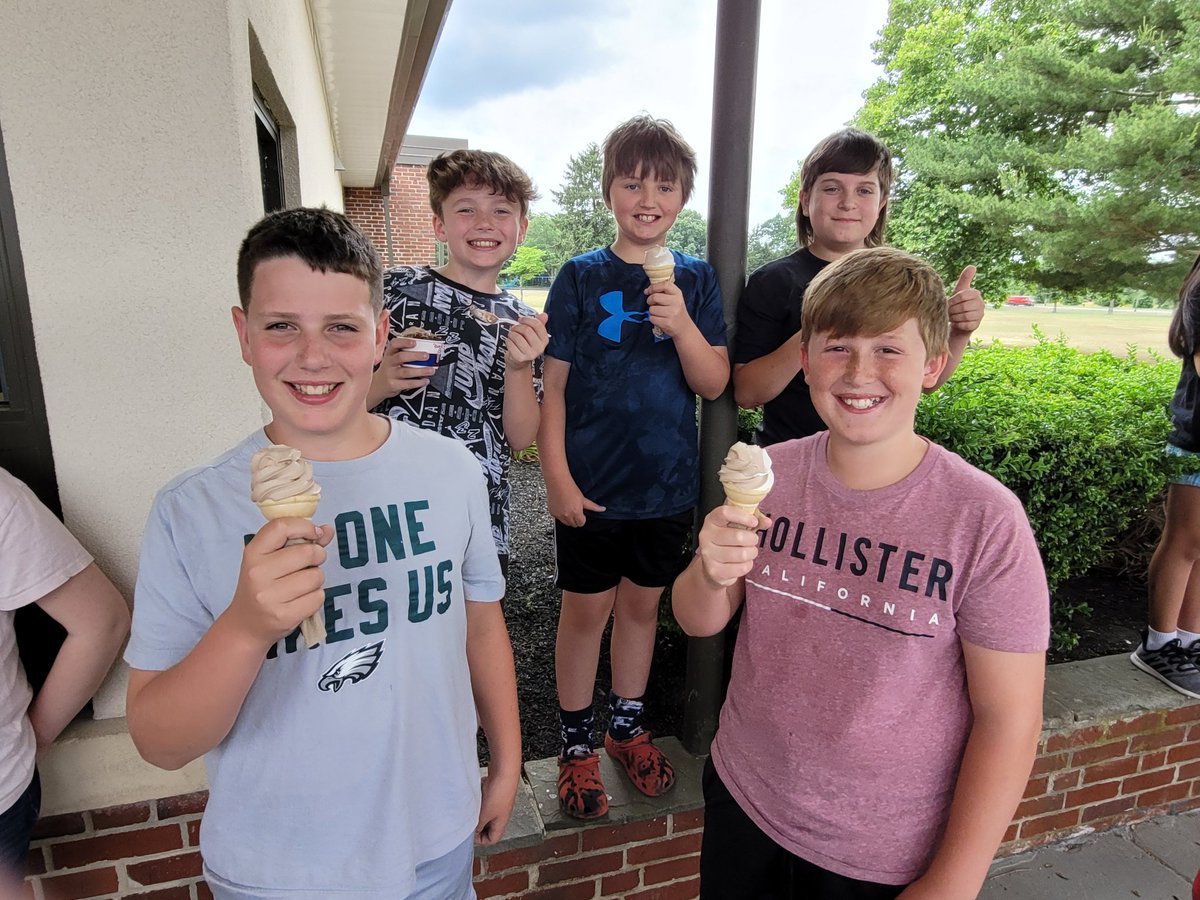 Students who achieved their RAM Ready target for Goal Period 2 were rewarded today with a Mister Softee treat.  #reutterrocks