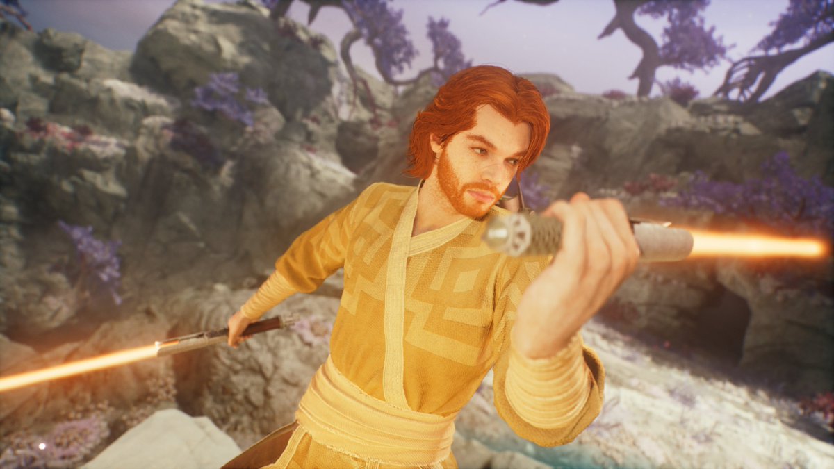 Happy Acolyte Day!

Cal Kestis is in his Jedi robes with BD-1 and ready to watch!