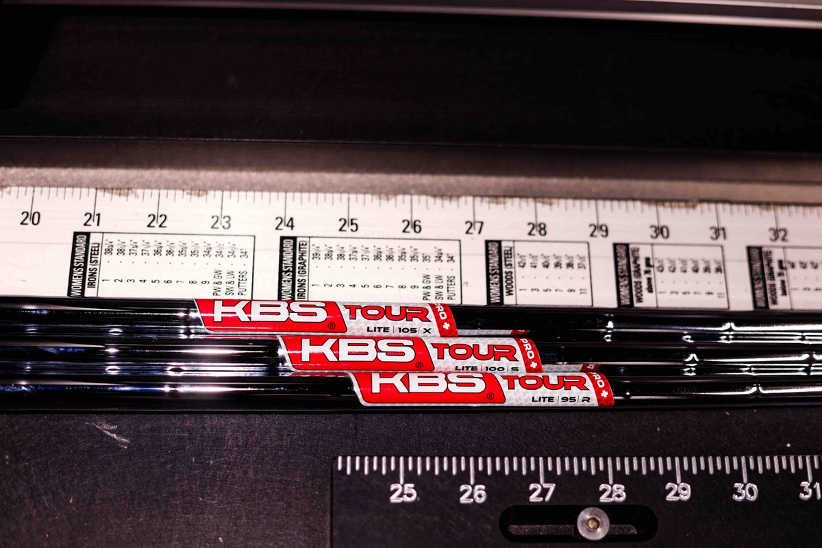 KBSGolfShafts's tweet photo. The all-new Tour LITE Pro Plus+‼️ Its weight sorted to the same standards as shafts used on professional tours. It also features a new Wrinkle Free label. Check it out on the KBSX website! #lightweight #weightsorted #playtheredlabel #kbsgolfshafts https://t.co/lUWCxbFyCF