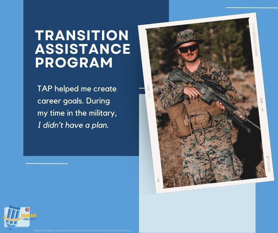 DoWMCTO's tweet photo. Whether you're retiring or transitioning to civilian life, TAP provides the guidance and resources you need to develop a clear path forward.
To access these resources, visit https://t.co/AhDiivTCns.
#EducateRelate #DoDTAP #MilitaryTransition https://t.co/TE2GwWtit9