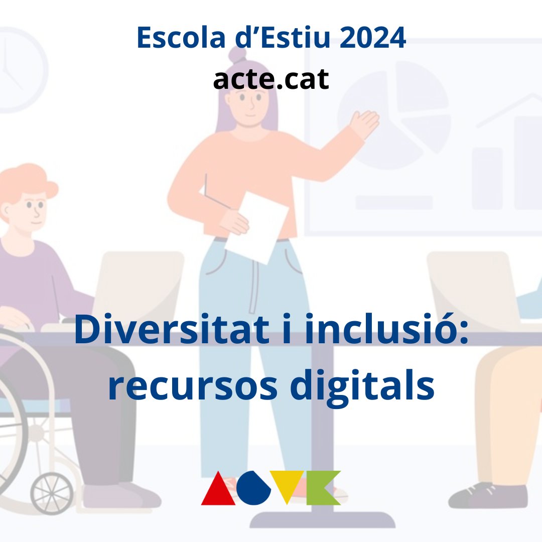L'atenció a la diversitat a l'aula és un repte complex i difícil d'abordar. Les tecnologies digitals poden proporcionar suports per als alumnes i docents,per adaptar i diversificar l'ensenyament.

acte.cat/project/divers…

#ACTEdelsMRP #EscolaEstiu2024 #25EscolaEstiu #ACTE