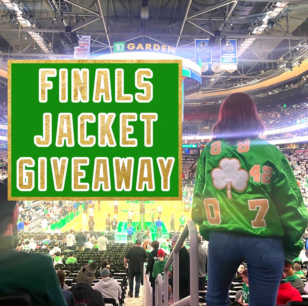 bostonben29's tweet photo. 🚨FINALS JACKET GIVEAWAY🚨

I’m giving away this ‘23-‘24 Cs themed jacket with the core players all stitched in gold on the back! ☘️🏀

RULES TO ENTER:
1) Follow @bostonben29 on X/Twitter
2) Retweet and tag 3 friends

Winner announced on Sunday, June 9th before game 2! https://t.co/rZvkRysZYV