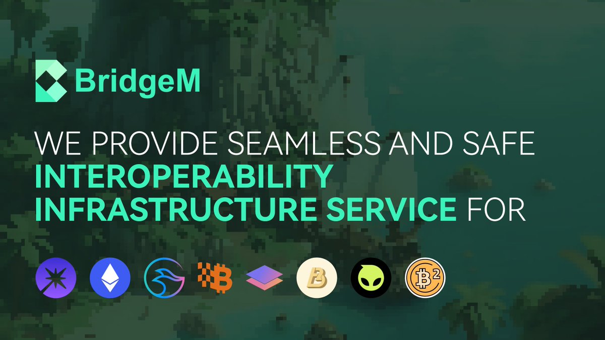 BridgeM_io's tweet photo. As the Bitcoin ecosystem and L2/application-specific chains grow, the blockchain landscape is rapidly diversifying. As a cross-chain bridge complement, @BridgeM_io is committed to providing competitive communication services for emerging blockchains.

Central to BridgeM's mission is the enhancement of liquidity and asset exchanges between the Bitcoin ecosystem and Ethereum Layer 2s. By capitalizing on Ethereum's substantial asset liquidity, BridgeM not only empowers Bitcoin but also bolsters emerging blockchains, resulting in notable performance enhancements.

#BridgeM #BTCLayer2 #EVMLayer2 #Ethereum