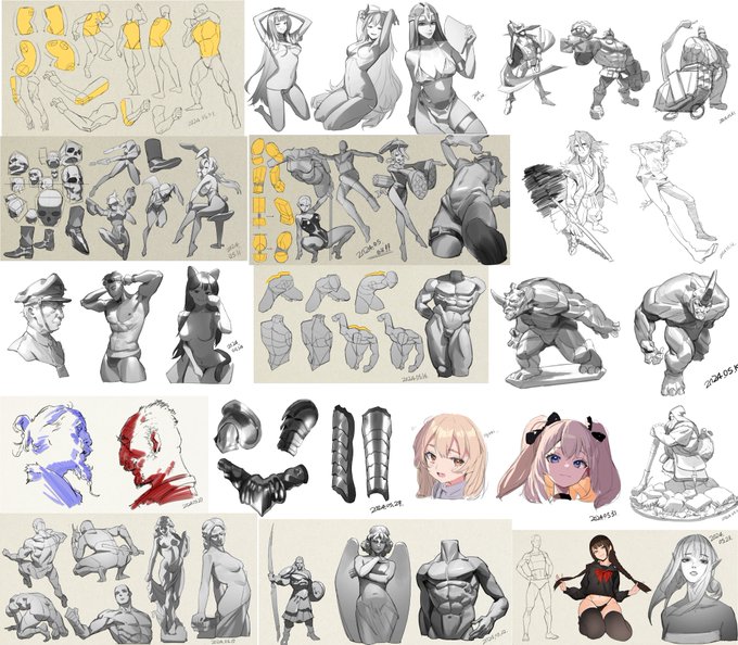 5월달 드로잉 모음 !!! ✏️May's Drawing Collection !! 조금씩 더워지는 6월도 화이팅입니다 !!  📷📷 