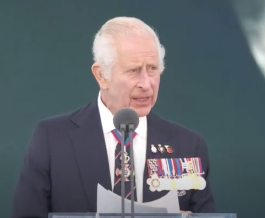 KohimaEdTrust's tweet photo. This short clip of the speech, where HM The King mentions the battles of Kohima and Imphal during the D-D commemorations in Portsmouth today:
https://t.co/jgreBVhPkj https://t.co/uGPeoKwSYc