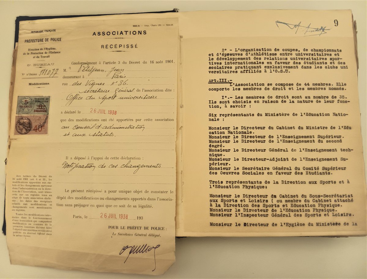 ArchivesnatFr's tweet photo. ⚽Découvrez les pratiques sportives des jeunes de 1923 à 1978 grâce aux archives de l’Association du sport scolaire et universitaire (69AJ)
👉 Évolutions des structures du sport, compétitions
👉 Inventaire en #SLV: https://t.co/Tz6VxM0Uqu
#ArchivesDuSport #AVosMarques #UNSS #FFSU https://t.co/Jz1zqdZNiR