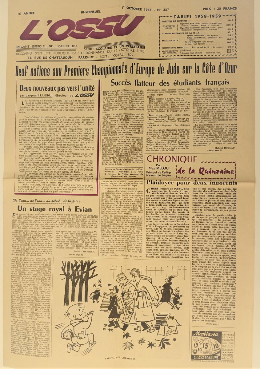 ArchivesnatFr's tweet photo. ⚽Découvrez les pratiques sportives des jeunes de 1923 à 1978 grâce aux archives de l’Association du sport scolaire et universitaire (69AJ)
👉 Évolutions des structures du sport, compétitions
👉 Inventaire en #SLV: https://t.co/Tz6VxM0Uqu
#ArchivesDuSport #AVosMarques #UNSS #FFSU https://t.co/Jz1zqdZNiR