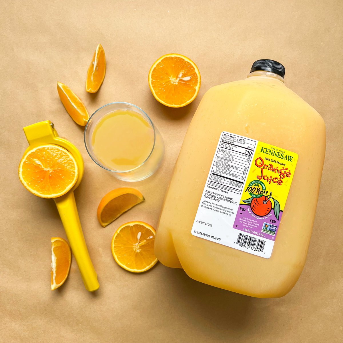 keanyproduce's tweet photo. Pouring sunshine into every glass!🍊@KennesawJuice Orange Juice is packed with Vitamin C and bursting with flavor — the perfect way to start your morning on a sunny note.☀️ https://t.co/9UpwiBdtRH