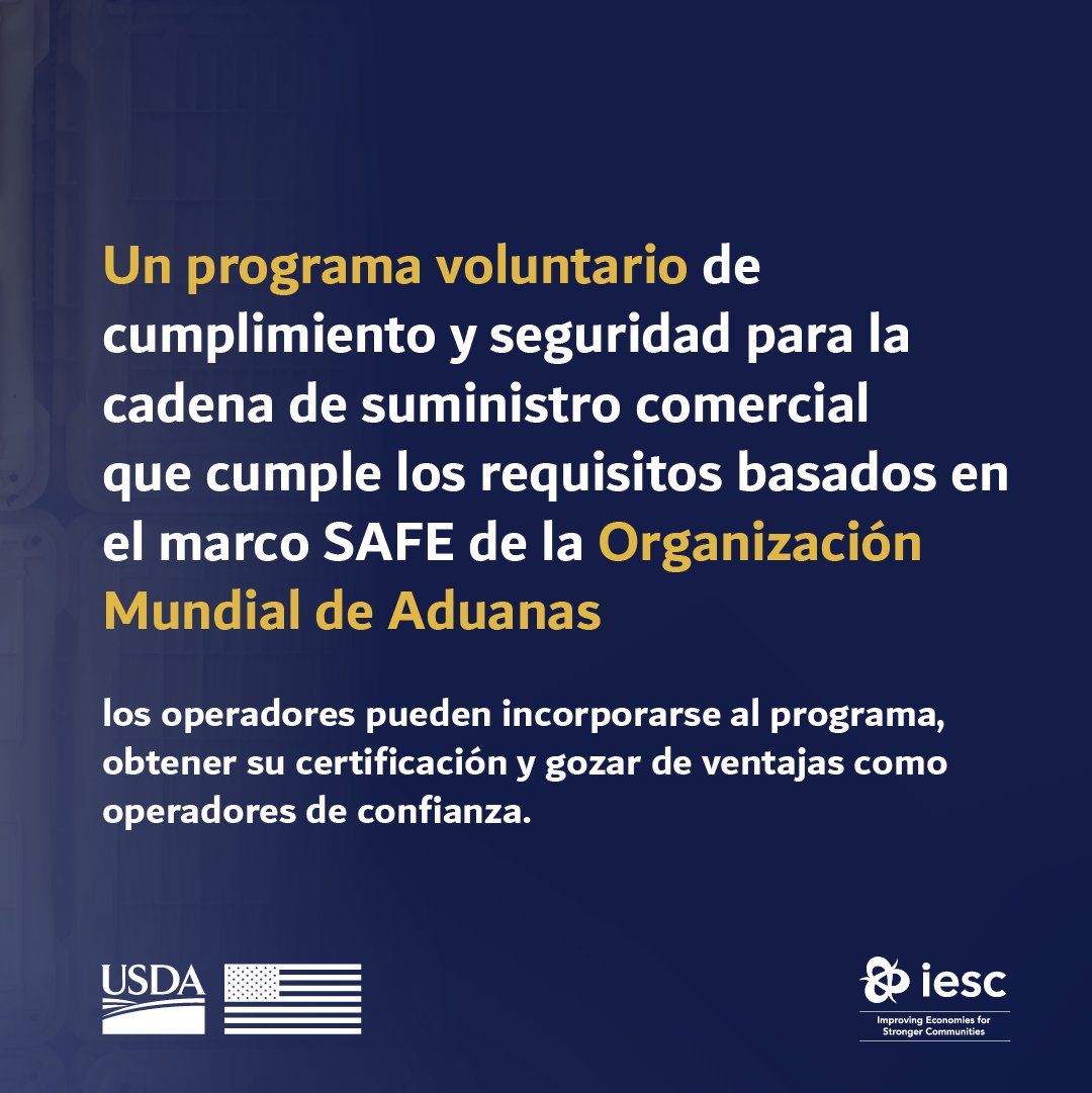 ProyectoATRACSI's tweet photo. ¿Conoces los beneficios del Programa Operador Económico Autorizado para el comercio? El Programa OEA contribuye con la facilitación de comercio al promover la: 
✅Agilización de gestiones
✅Seguridad en la carga
✅Trazabilidad en las mercancías 
✅Prioridad en controles aduaneros https://t.co/UIF1na3uff