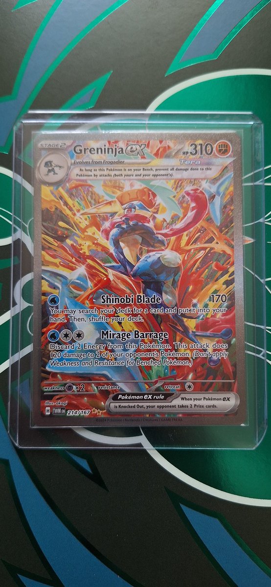 iamvictoruben's tweet photo. One of the most beautiful Twilight Masquerade cards, Greninja EX SIR good luck to everyone and grettings from Venezuela 😃👍🏻 https://t.co/SK3s8hstM3
